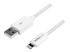 USBLT3MW - StarTech.com 3m (10ft) Long White Apple® 8-pin Lightning Connector to USB Cable for iPhone / iPod / iPad - Höger vinkel