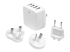 USB4PACWH - StarTech.com 4-Port Travel USB Wall Charger - Höger vinkel