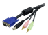 USBVGA4N1A6 - StarTech.com 6 ft 4-in-1 USB VGA KVM Switch Cable with Audio and Microphone - Höger vinkel