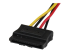 PYO2LP4LSATA - StarTech.com 12in LP4 to 2x Latching SATA Power Y Cable Splitter Adapter - Närbild