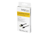USBLT1MBS - StarTech.com 1m Black Apple Slim Lightning to USB Cable for iPhone iPad - Höger vinkel