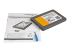 SAT2M2NGFF25 - StarTech.com M.2 (NGFF) SSD to 2.5in SATA III Adapter - Vänster vinkel