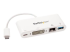 DKT30CDVPD - StarTech.com USB C Multiport Adapter to DVI-D (Digital) Video - Vänster vinkel