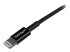 USBLT1MBS - StarTech.com 1m Black Apple Slim Lightning to USB Cable for iPhone iPad - Närbild