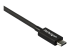 TBLT34MM80CM - StarTech.com 0.8m/2.7ft Thunderbolt 3 to Thunderbolt 3 Cable - Vänster vinkel