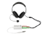 MUYHSMFFADW - StarTech.com 4 Position Microphone and Headphone Splitter 3.5 mm 4 Pin / 4 Pole Mic and Audio Combo Splitter Cable (MUYHSMFFADW) - Framsidan