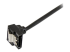 LSATARND18R1 - StarTech.com 18in Latching Round SATA to Right Angle SATA Serial ATA Cable - Närbild