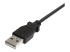 USB2HABM3LA - StarTech.com 3 ft. (0.9 m) Left Angle Mini USB Cable - Höger vinkel