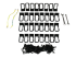 4POSTRACK42 - StarTech.com 42U Open Frame Server Rack - Framsidan