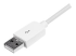 USBLT3MW - StarTech.com 3m (10ft) Long White Apple® 8-pin Lightning Connector to USB Cable for iPhone / iPod / iPad - Närbild