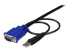 SVECONUS6 - StarTech.com 6 ft Ultra-Thin USB 2-in-1 KVM Cable - Närbild