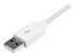 USBLT3MW - StarTech.com 3m (10ft) Long White Apple® 8-pin Lightning Connector to USB Cable for iPhone / iPod / iPad - Höger vinkel